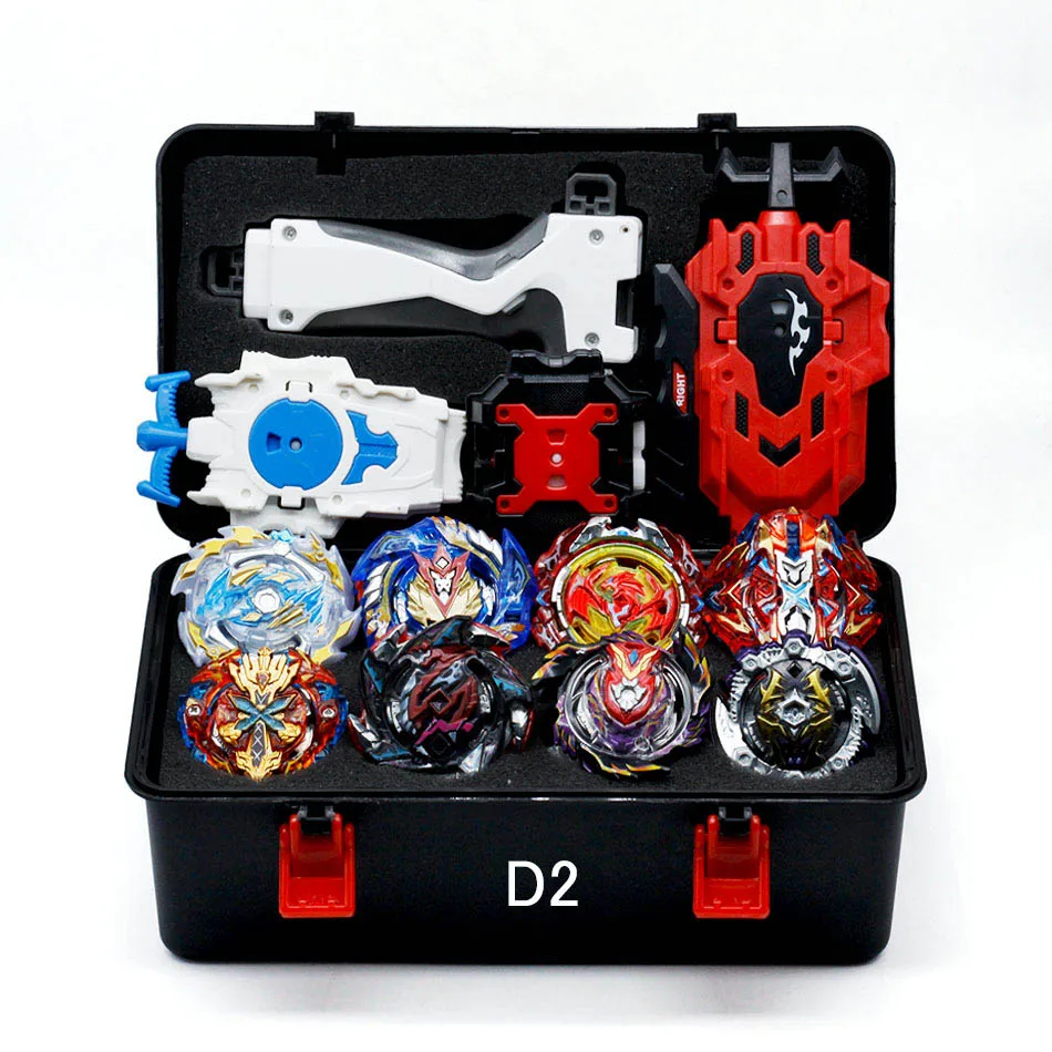Горячая Распродажа Beyblade Burst Box спортивный стартер Zeno Excalibur B-122 B121 B120 B117 с пусковым