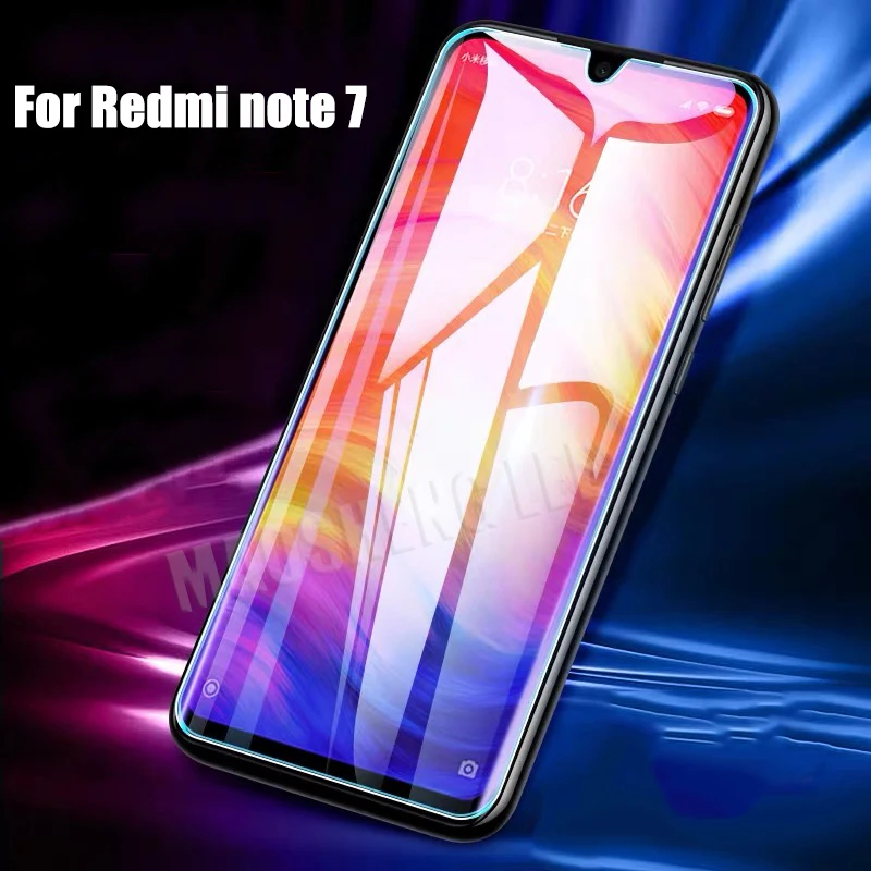 2 шт закаленное стекло для Xiaomi Redmi Note 5 7 глобальная версия защита экрана против Blu-Ray закаленное стекло для Redmi note 7 5 Pro
