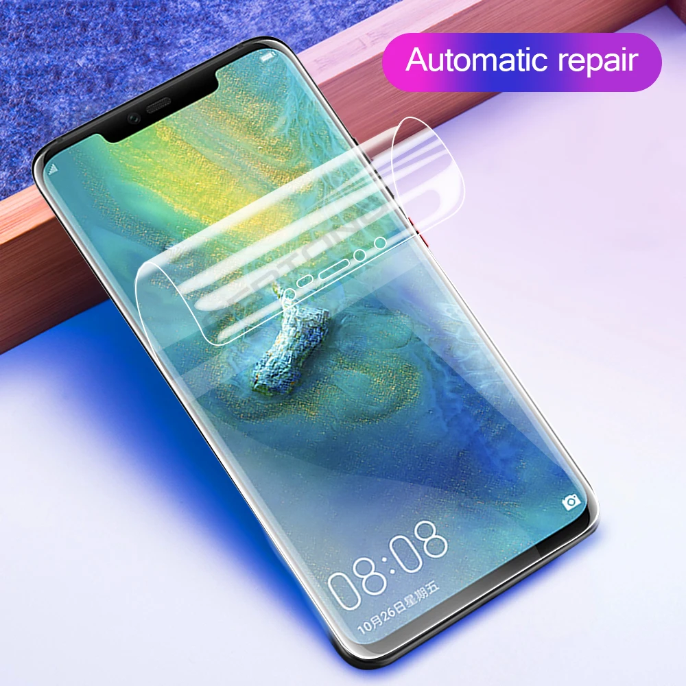 Мягкая Гидрогелевая пленка 9D с полным покрытием для Huawei Mate 20 Pro Lite Honor 10 защитная HD