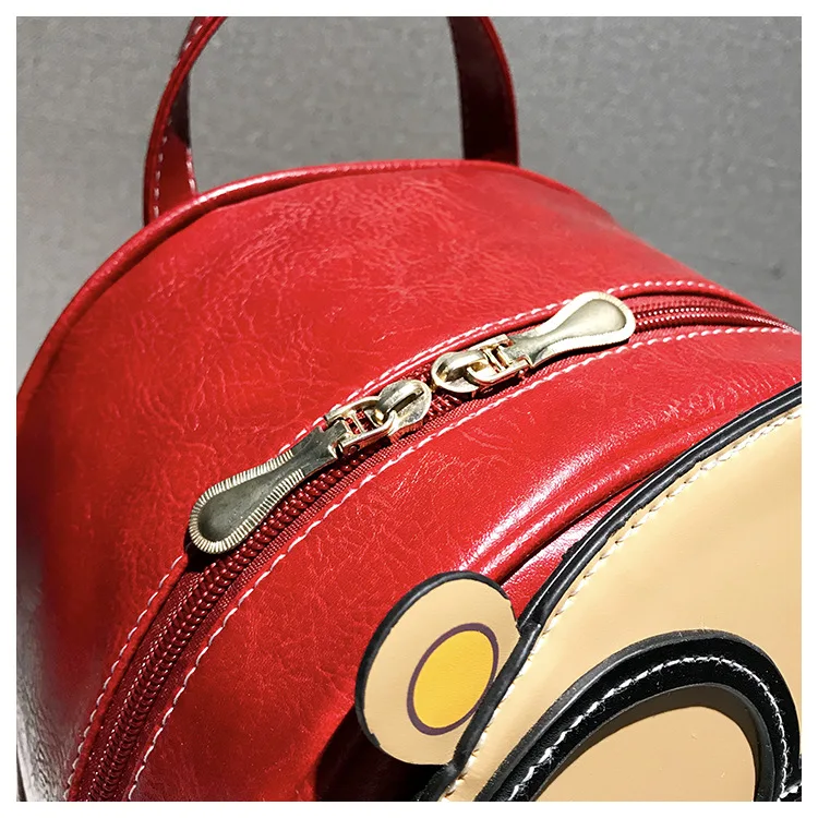 Рюкзак женский из искусственной кожи мини-рюкзак с милым рисунком для