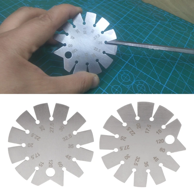 Нержавеющая сталь конический манометр Угол транспортир диапазон 15 120Degree Gage