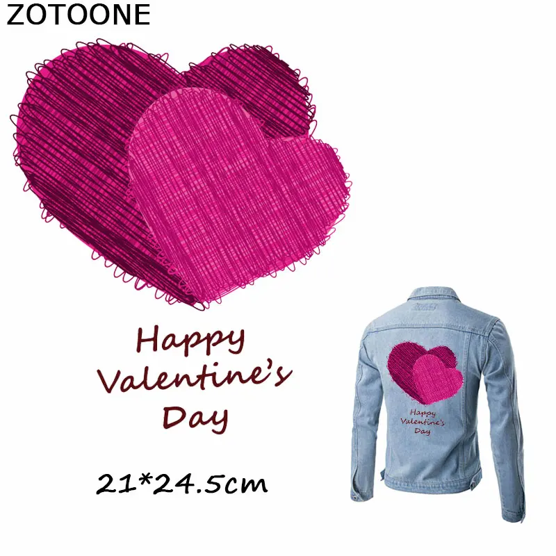 ZOTOONE с надписью Happy Valentine|Заплатки| |