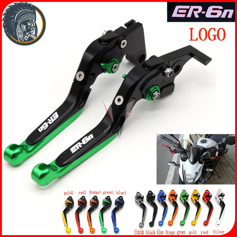 1-Pair Motorcycle Adjustable Foldable Extendable Motorbike Brakes Clutch CNC Levers Kawasaki For KAWASAKI ER6N ER-6N 2009-2013 | Автомобили