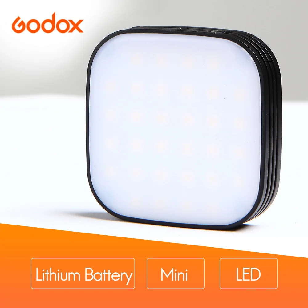GODOX LEDM32 мини видео свет мобильный телефон литиевая батарея освещение LED
