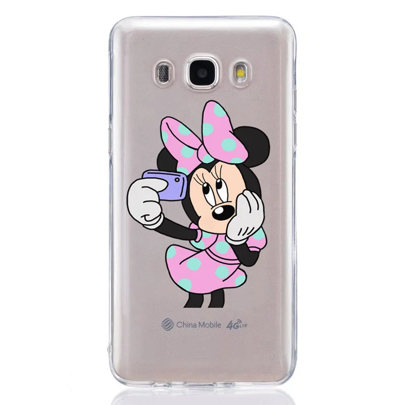Для Samsung Galaxy J1 J2 J3 J5 J7 prime J120 J320 J330 TPU цветной мягкий чехол с рисунком Микки и Минни