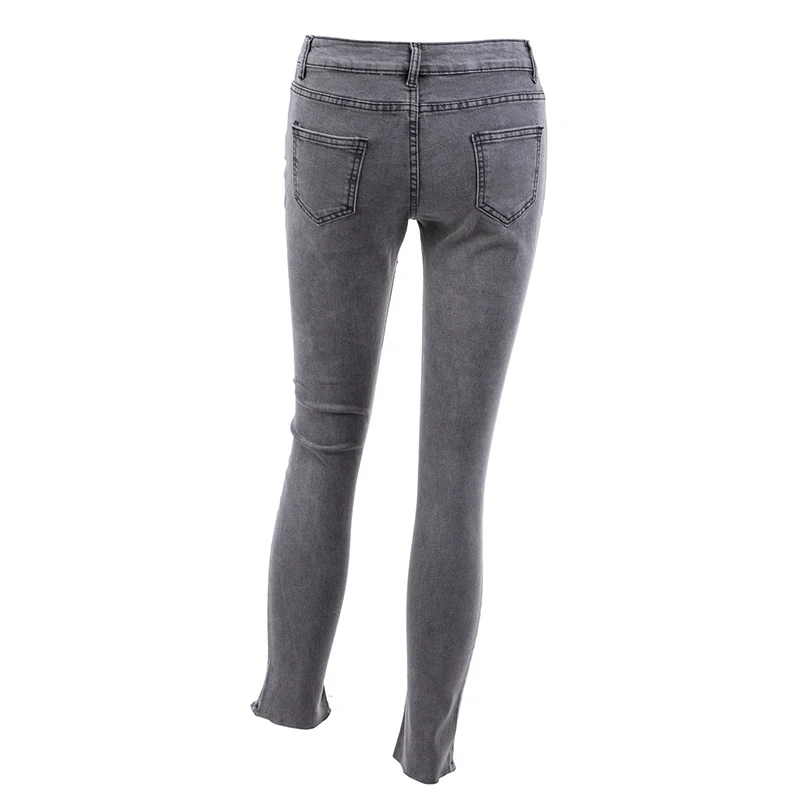 Новые модные Для женщин's Брюки для девочек Лето 2018 Бисер High Street Tight Джинсы