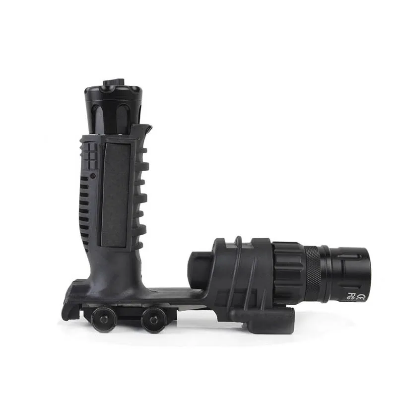 Тактический фонарик M910V вертикальный FOREGRIP WEAPONLIGHT чувствительный к давлению мгновенный активация колодки постоянного включения поворотный переключатель
