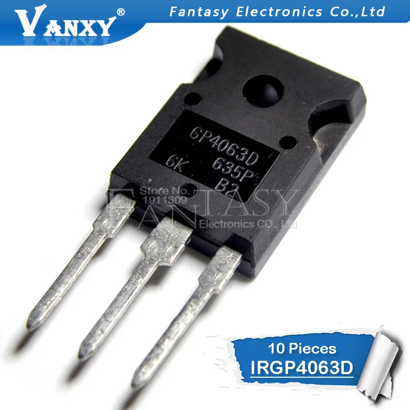 10 шт. IRGP4063D TO 247 GP4063D IRGP4063 IRGP4063DPBF 3P 48A 600 В новый оригинальный|Интегральные схемы| |
