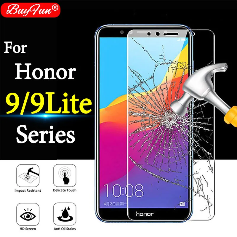 Защитное стекло для Honor 9 Lite закаленное Huawei Light lite защитная пленка экрана|Защитные