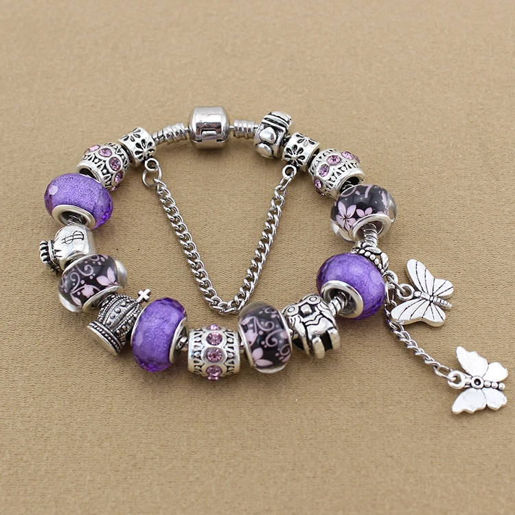 ANNAPAER браслеты из нитей с подвесками в виде бабочек оригинальные для женщин