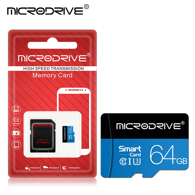 64GB Class 10 Карта памяти TF, реальная емкость, 32 ГБ, 16 ГБ, класс 10, карта Micro SD, 64 ГБ, 128 ГБ, карта памяти Microsd, 4 ГБ, 8 ГБ, карта памяти cartao de memoria, usb флеш-карта - Емкость: 64GB Class 10