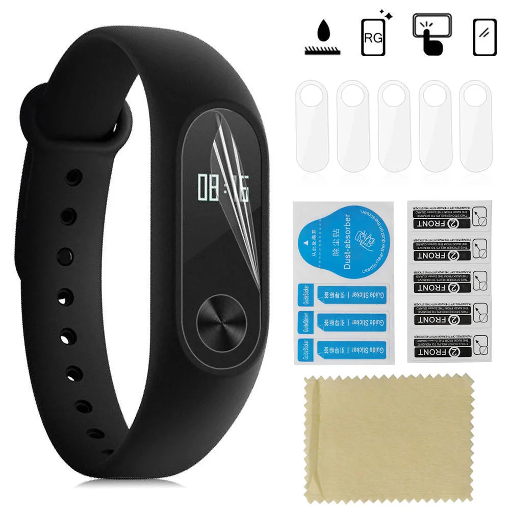 Новый прозрачный чехол с защитой от царапин для смарт браслета Xiaomi Mi band 2