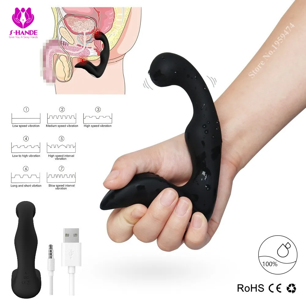 Super Power Silicone Anal Sex Toy for Men Gay Butt Plug Prostate Massage Wireless Remote Control Vibrator Couple | - Фото №1