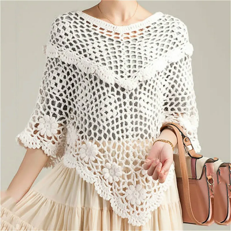 Women Batwing Knitwear Sleeve Hem Loose Pullover Blouse Irregularity Cloak Poncho Cape Tops Knitting Sweater Coat Shawl Outwear
Women Batwing Knitwear Sleeve Hem Loose Pullover Blouse Irregularity Cloak Poncho Cape Tops Knitting Sweater Coat Shawl Outwear