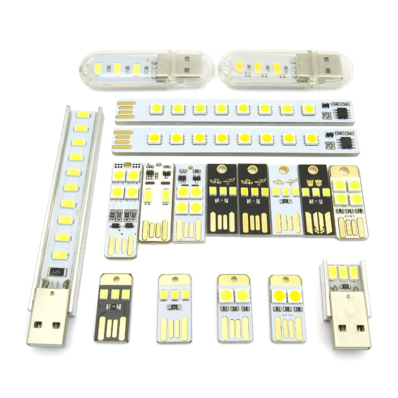 Мини светодио дный USB светодиодный фонарик 3 рабочий свет портативный фонарь