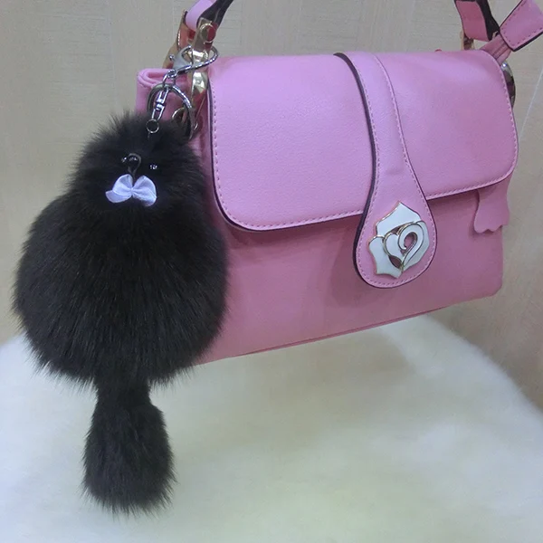 Плюшевый брелок-сумка с подвеской в виде лисы | Дом и сад