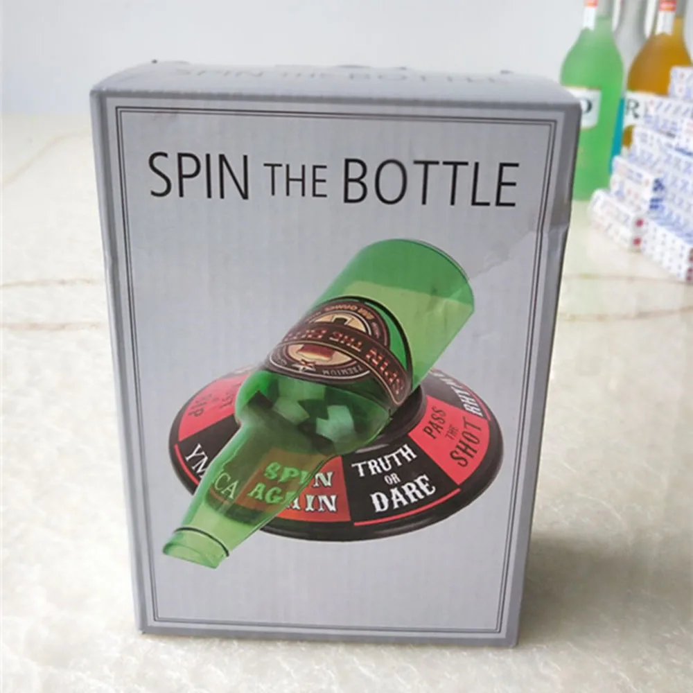 Светло-зеленый Спортивные детские игрушки Spin The Shot Drinking Game Shot стеклянный волчок веселое питие для вечеринки игра(Spin the bottle - Цвет: Светло-зеленый
