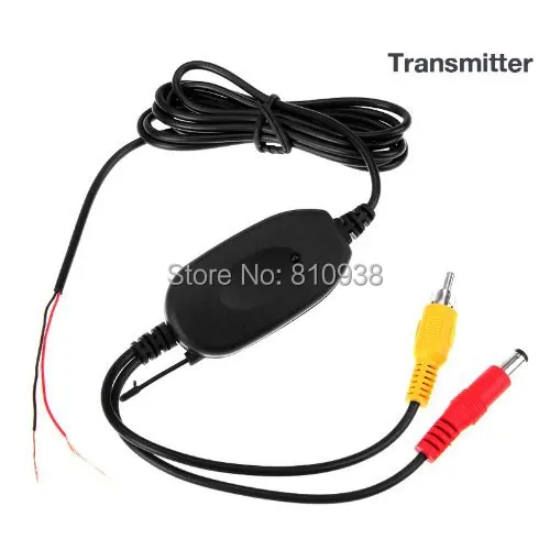 2.4 Ghz Wireless RCA Video Transmitter Receiver kit for car dvd monitor to connect the rear view camera reverse backup | Автомобили и