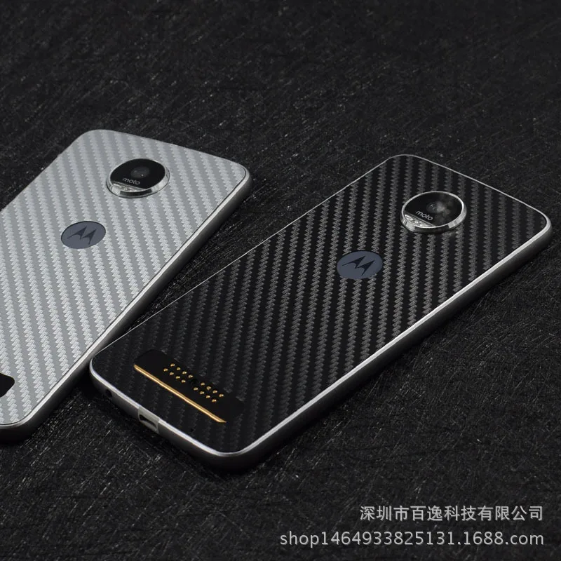 5 цветов углеродного волокна задняя пленка для Motorola Moto Z мобильный декоративный