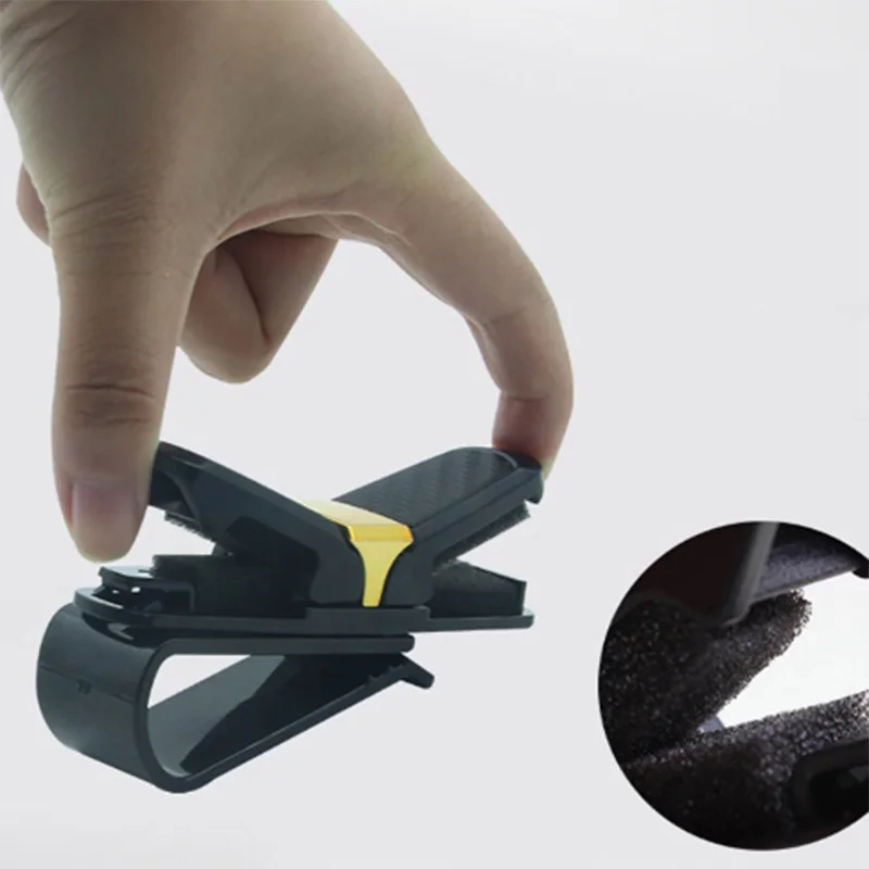 Портативный Abs автомобильные солнцезащитные очки клип волокно держатель ручки