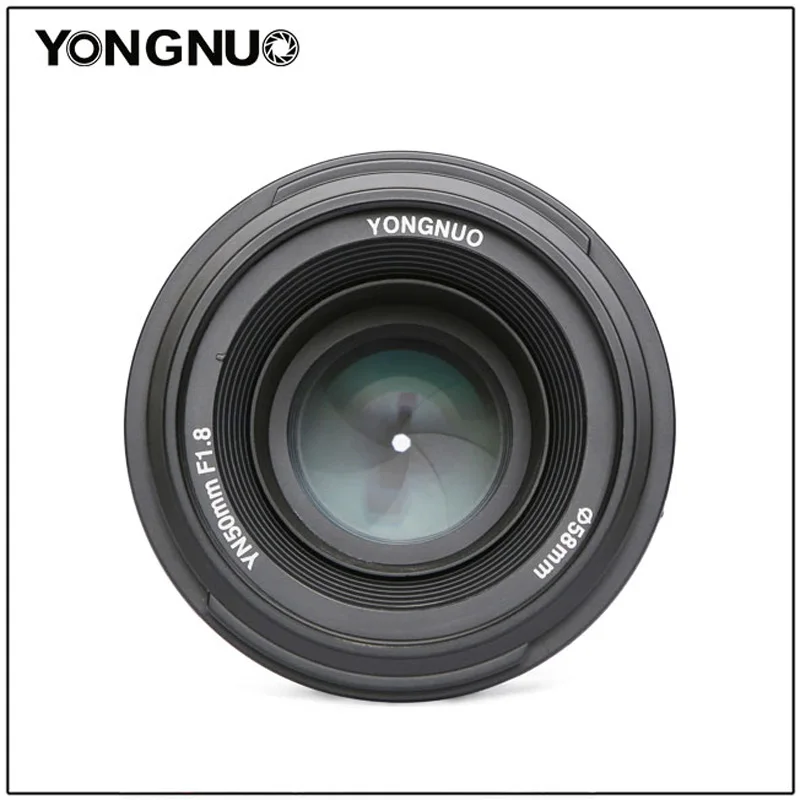 Объектив YONGNUO YN 50 мм F1.8 AF MF с многослойным покрытием объектив F1.8N для камеры Nikon DSLR