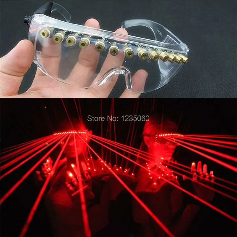 Суперъяркие лазерные очки 13 шт. горячая Распродажа светодиодные фотоочки для