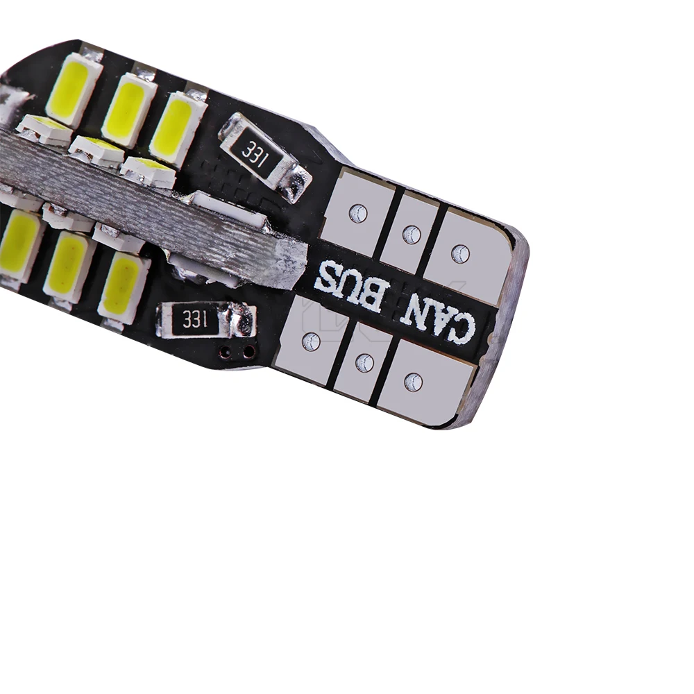 Супер яркий! Светодиодная CAN-шина T10 canbus W5W 50 шт. светодиодная t10 24SMD 3014 smd без ошибок