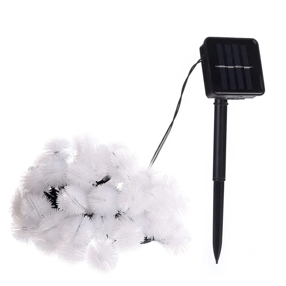 Водонепроницаемые 30 LED солнечные наружные гирлянды сказочные огни шарик Chuzzle для