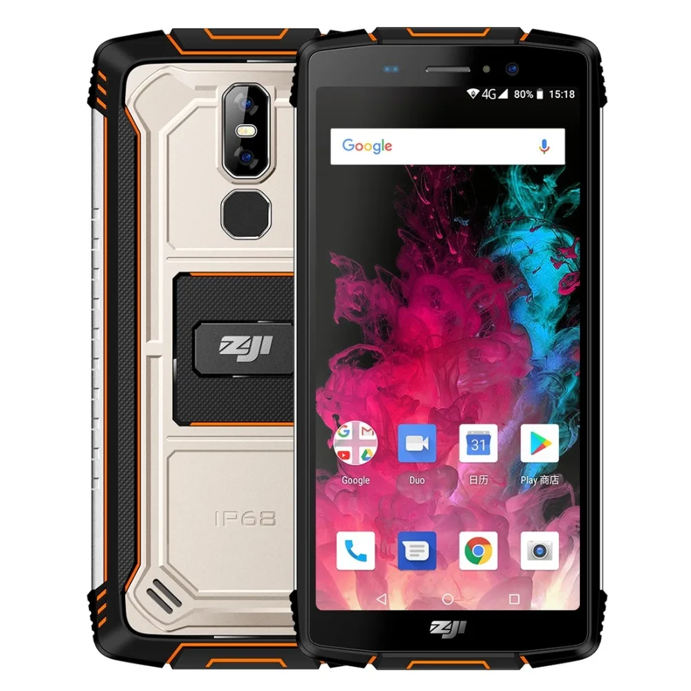 HOMTOM ZOJI Z11 4 Гб 64 Гб IP68 водонепроницаемый 10000 мАч 5,9" Android 8,1 MTK6750T восьмиядерный смартфон с функцией распознавания отпечатков пальцев