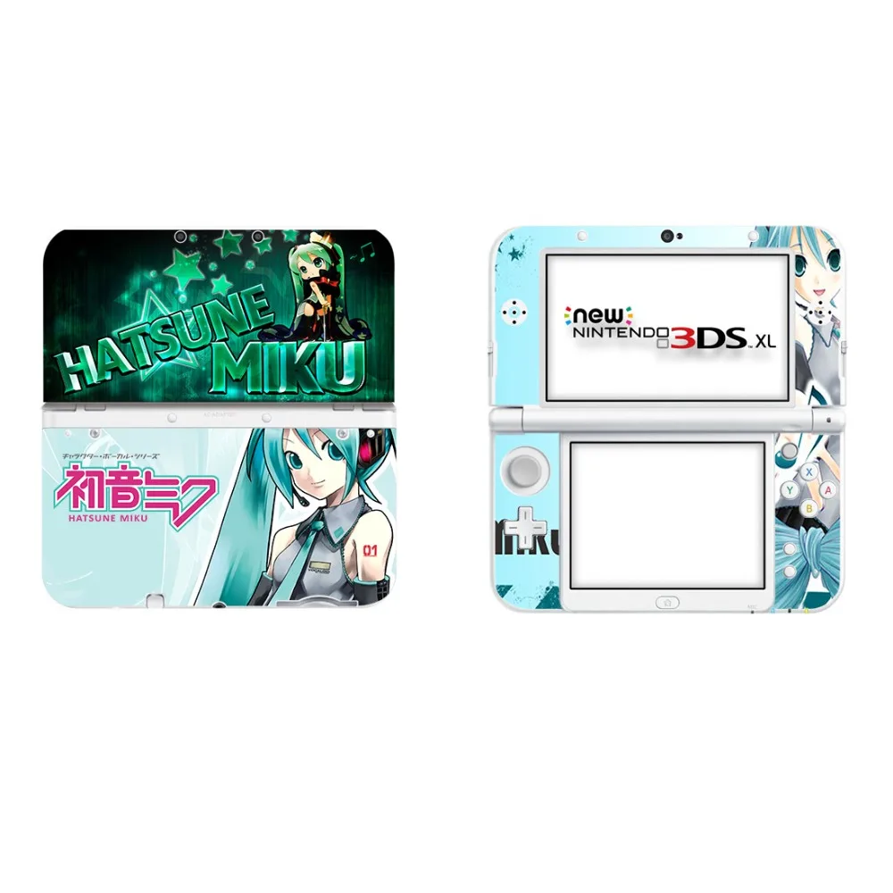 Аниме милые девушки виниловая наклейка кожи Стикеры для нового 3DS XL LL шкуры Стикеры s для нового 3dsll Винил Защитная Наклейка