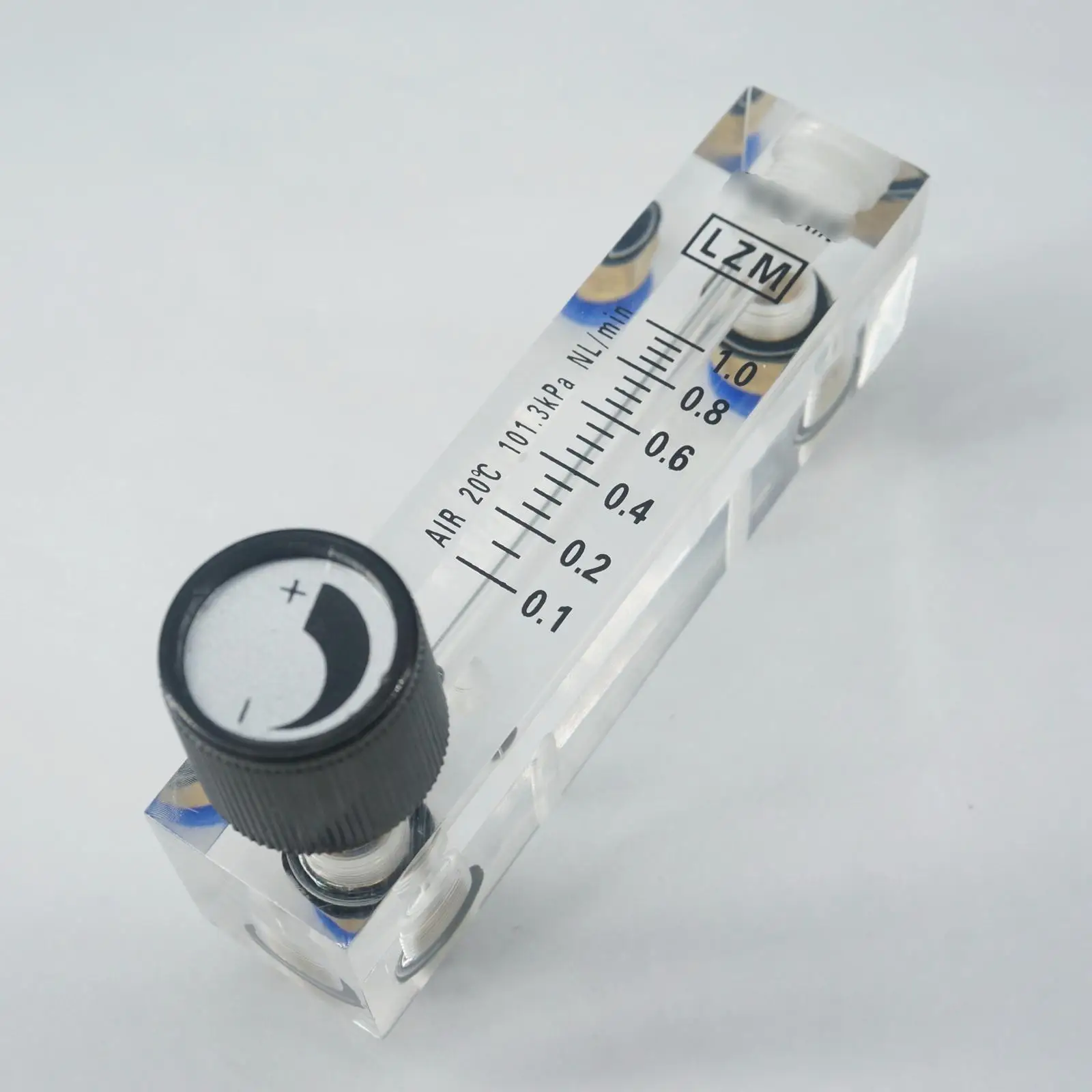 0 1-1LPM 2-2LPM 3-3LPM 5-5LPM 1-10LPM LZM-4T воздушный панельный расходомер ротаметр с клапаном Push In
