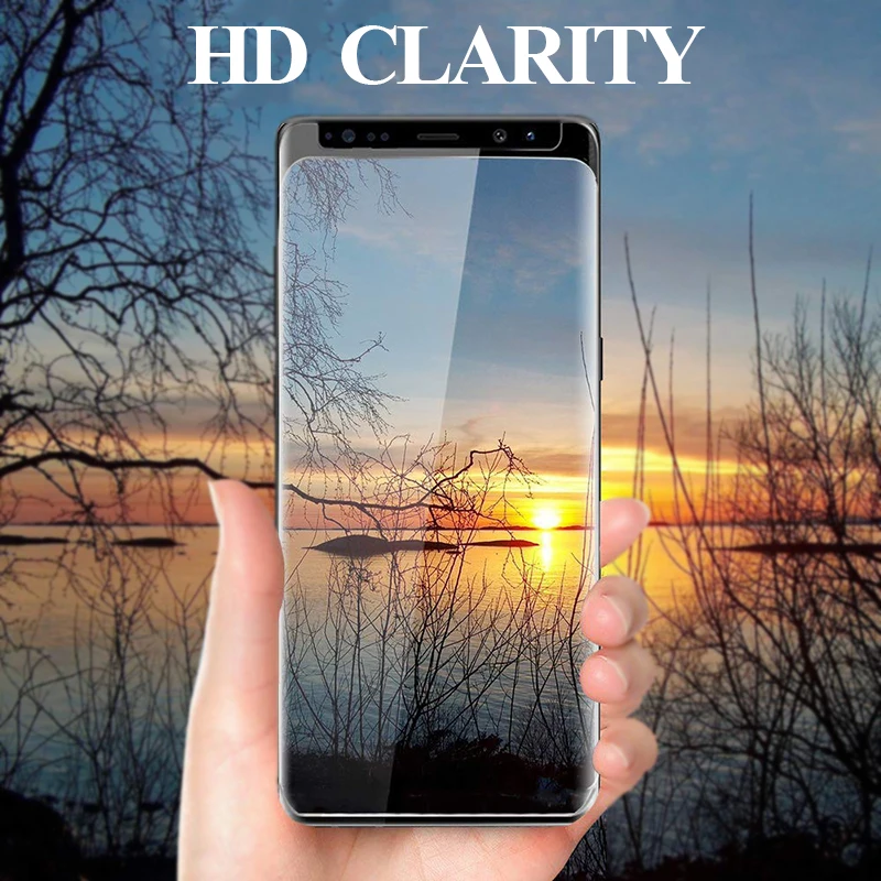 Протектор экрана для Samsung Galaxy S8 стекло на протектор 3D Изогнутые s9 plus защитное s9plus