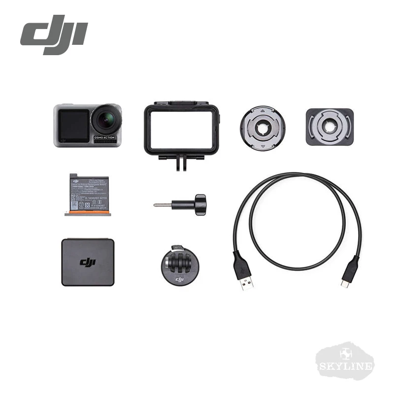 DJI Osmo экшн Cameria 11 м Водонепроницаемый двойные экраны 1/2 образования легкой пены. " CMOS 12MP4K HDR видео 8 xslow движения UHD качество RockSteady