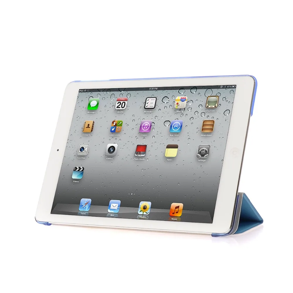 9," Ультратонкий Тонкий чехол для планшета для iPad Air 2 Air2 чехол откидной магнитный складной ПВХ A1566 A1567 Чехол для iPad Air 2 умный чехол
