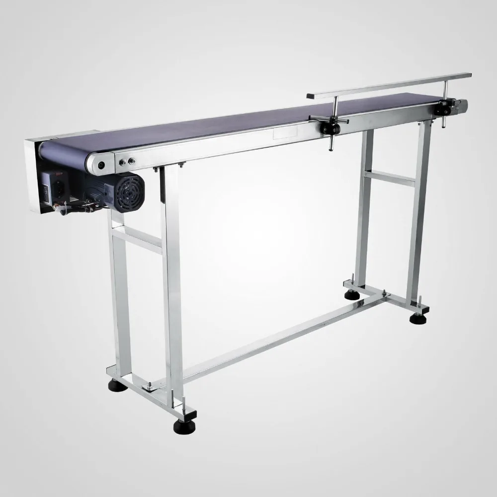 

250W Auto Power Slider Bed PVC Belt Electric Conveyor Stainless 150x20cm