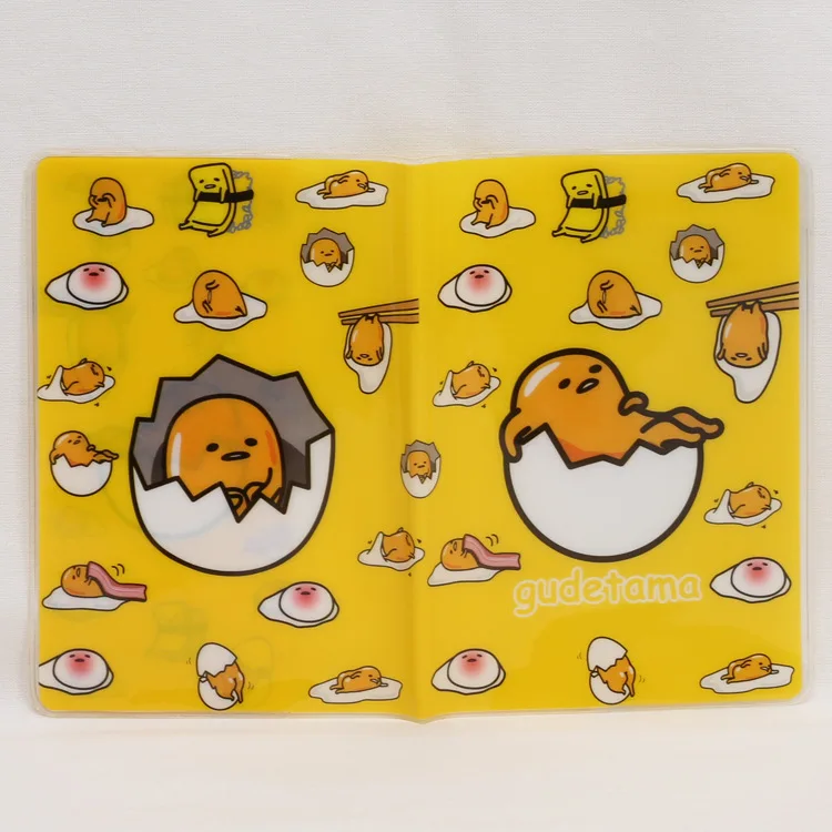 Новая мода мультфильм Gudetama Обложка на паспорт документы сумка утилита ПВХ Паспорт Hoders для девочек Дорожная сумка ID карта посылка чехол
