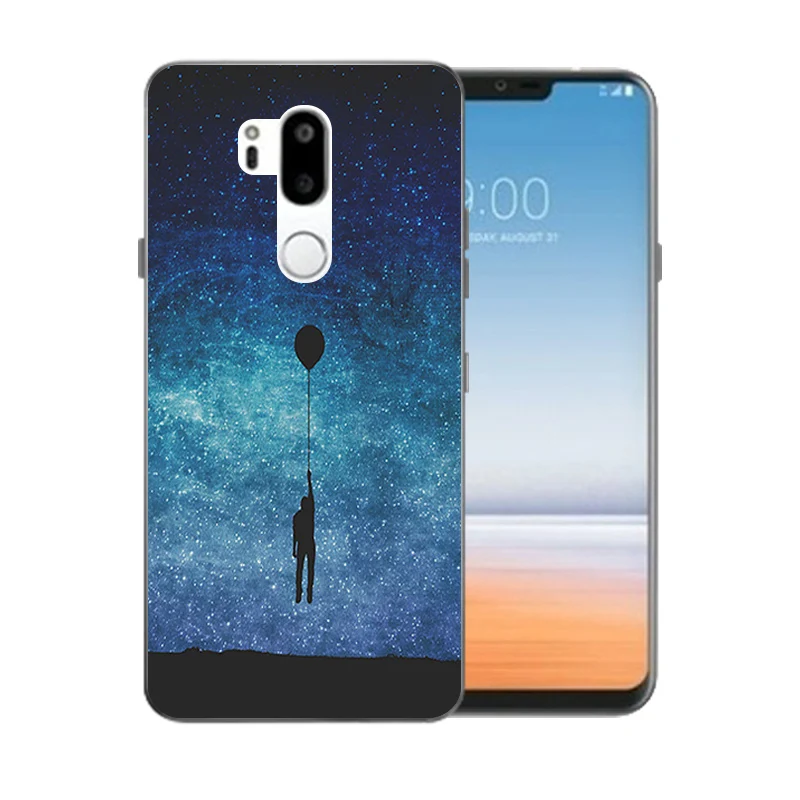 6 1 дюйма для LG G7 тонкий ТПУ установлены телефонные чехлы ThinQ с узором ночного неба