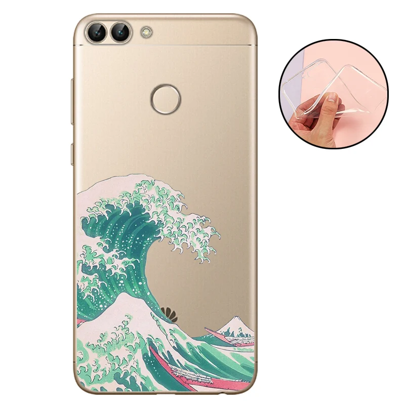 CROWNPRO СПС huawei P Smart чехол силиконовый мягкий ТПУ чехол P Smart Coque задний телефон для Funda huawei P Smart чехлы - Цвет: TAKTL