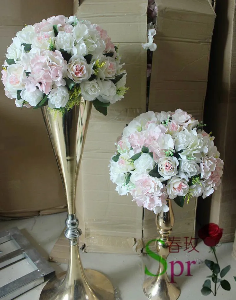 SPR Новинка! светло розовые Искусственные цветы центральный столик для свадебного