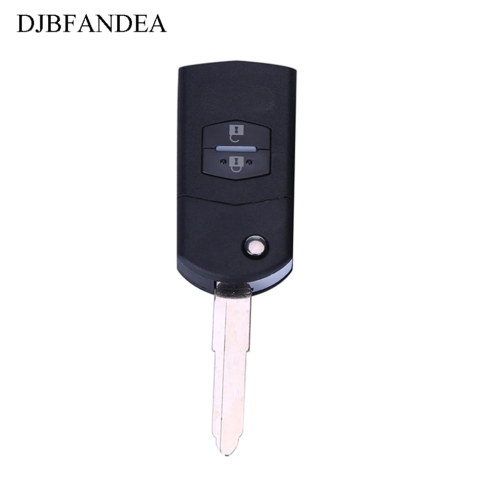 DJBFANDEA 2 кнопки дистанционного ключа чехол складной откидная оболочка управления
