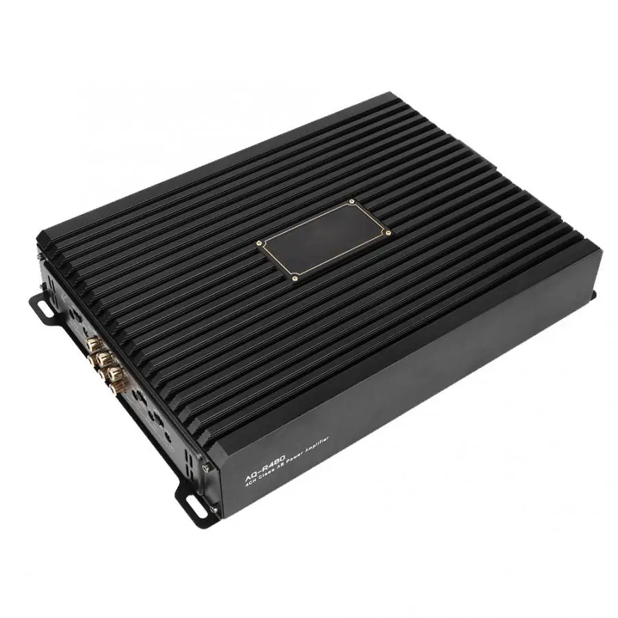 automobiles 1600W Car Audio Stereo Speaker Power Amplifier AMP RMS 4 Channels Black AQ-R480 araba aksesuar