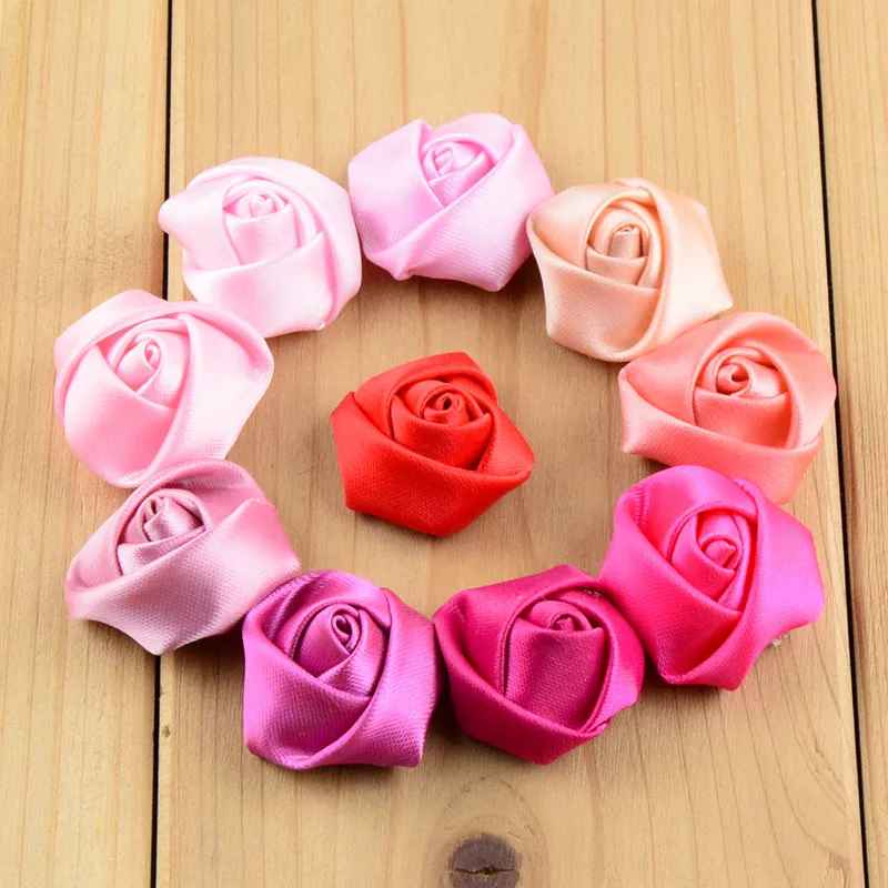 Атласная лента с розетками 50 шт./лот 39 цветов 1 дюйм|hair accessories fascinators|accessories articlehair