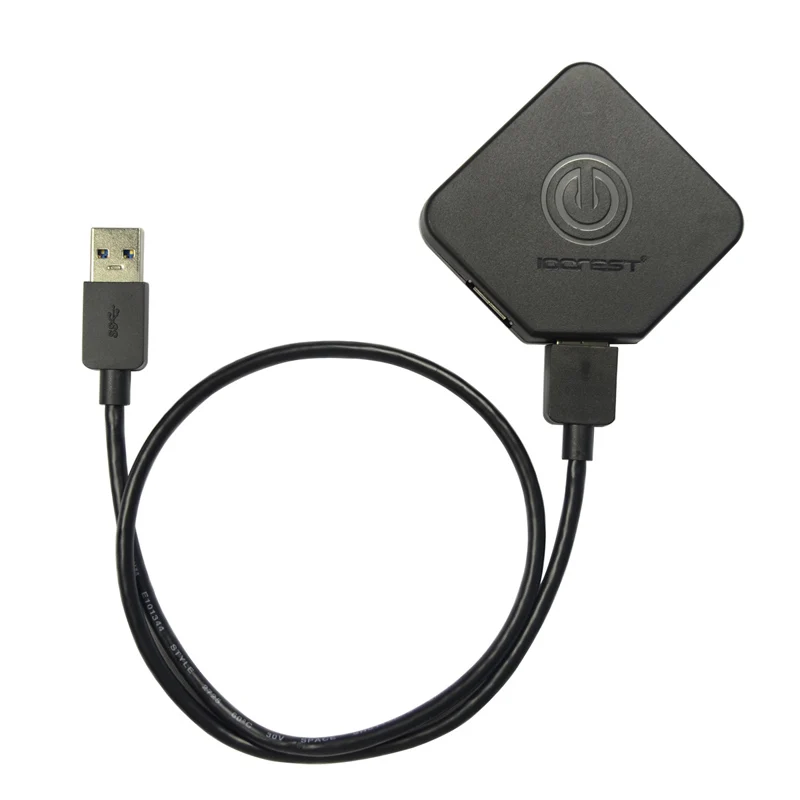 IOCREST тонкий 2 порта USB 3,0 концентратор с SD MicroSD кард-ридер вялый запас