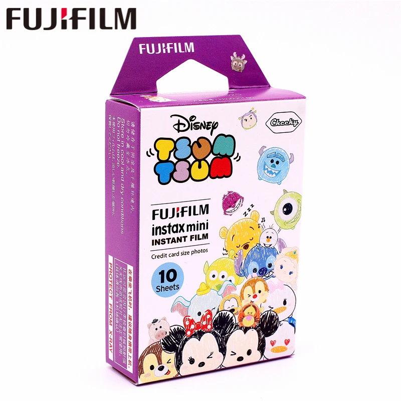 Оригинальная фотобумага Fujifilm 10 листов Instax Mini TSUM для фотокамер 8 7s 25 50s 90 9 SP 1 2|instax