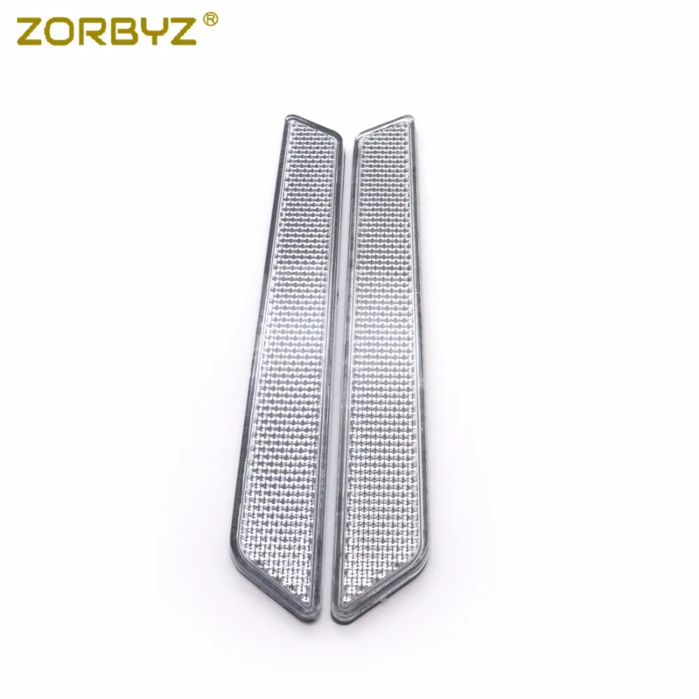 ZORBYZ 1 пара прозрачных отражателей седельная сумка крышки с защелкой для Harley Electra