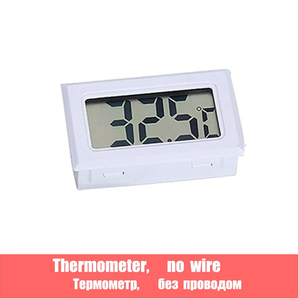 temperature meter Цифровой термометр гигрометр Мини ЖК-измеритель влажности Морозильник Холодильник термометр для-50~ 70 Охладители для аквариума - Цвет: temperature meter