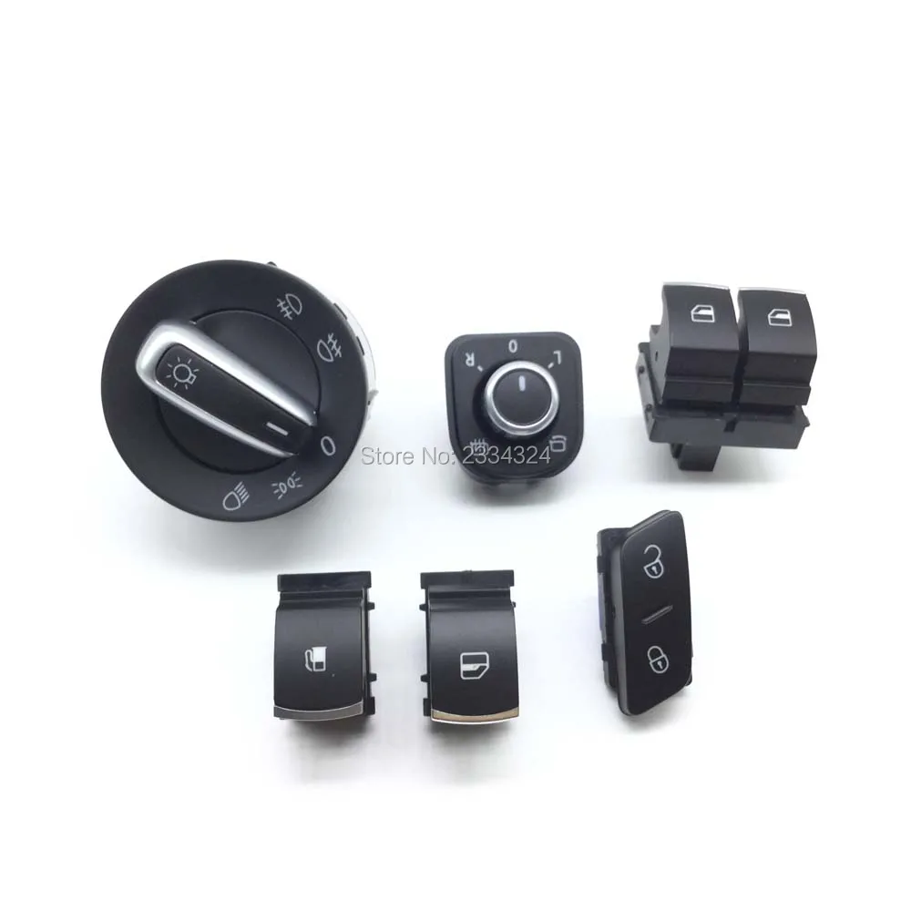 

Headligh window switch For VW Golf MK5 6 R32 GTI MK5 Rabbit Tiguan Passat 5ND941431A ,5K3959857,1KD962125,1KD959833,5ND 959 855