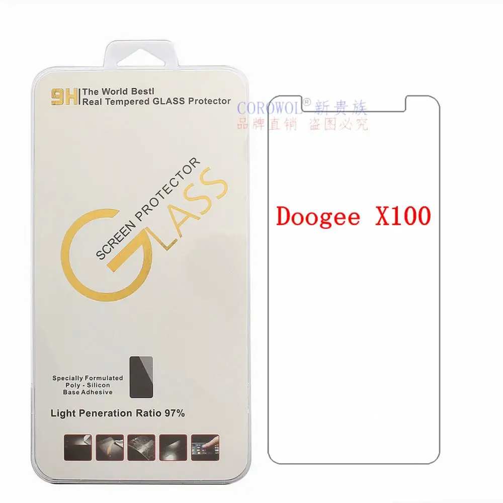 YMNLCX закаленное стекло Для Doogee X100 защита экрана 2.5D высокое качество