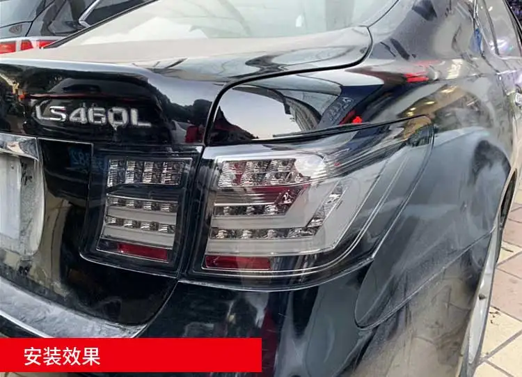 Светодиодный задний светильник для Lexus LS460 LS460L LS600h LS600hL от 2006 до 2009 лет светодиодный задний светильник дымчатого и красного цвета
