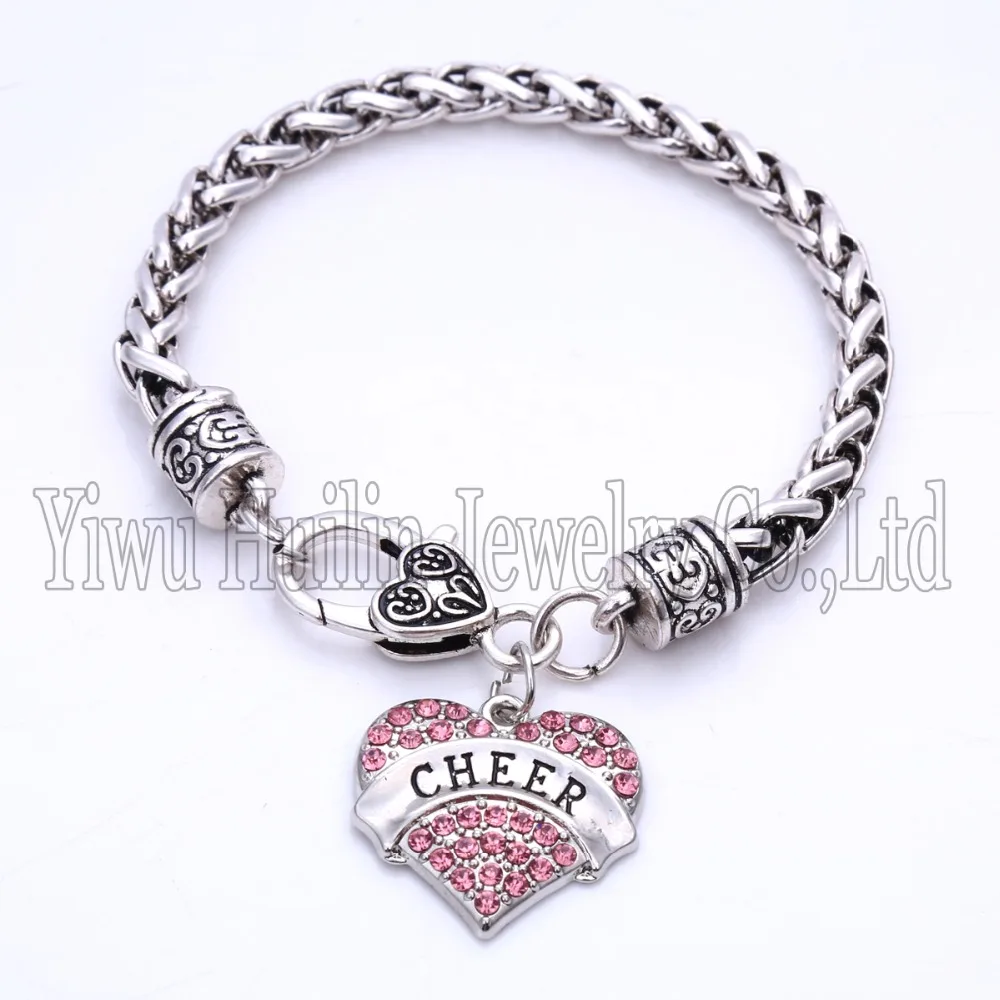 Браслет-цепочка с кристаллами | Украшения и аксессуары